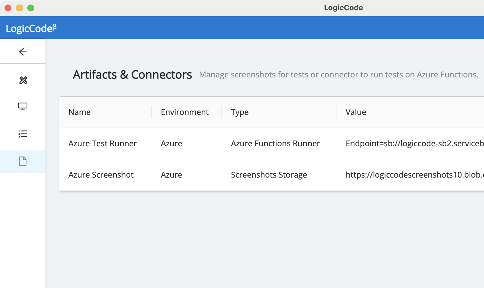 Artifacts & Connectors